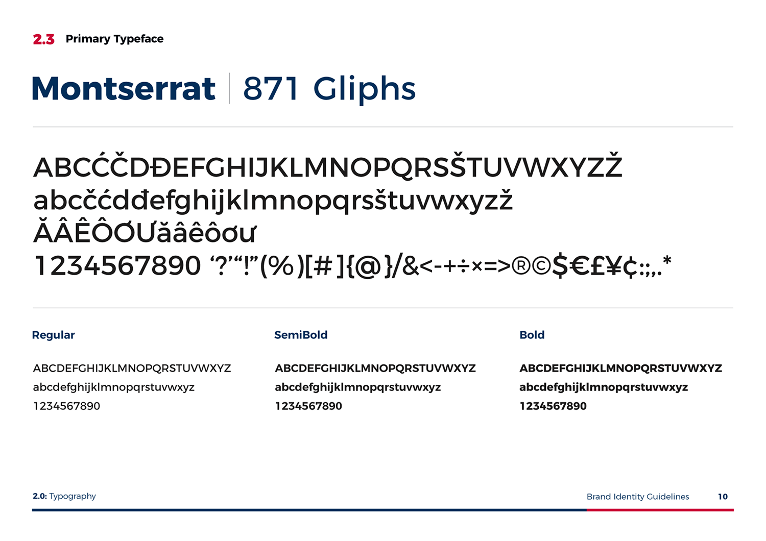 CG Brand guidelines fonts
