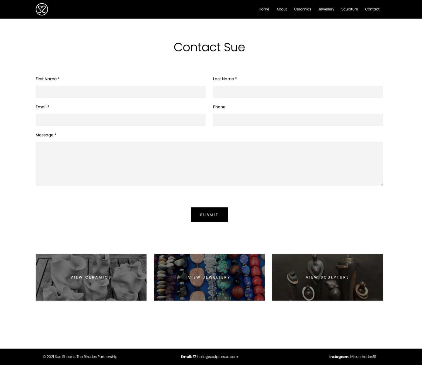 SS High fidelity Website concepts